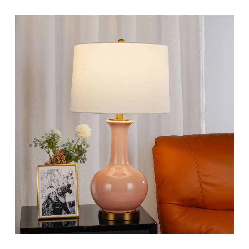Genie Bottle Blush Table Lamp